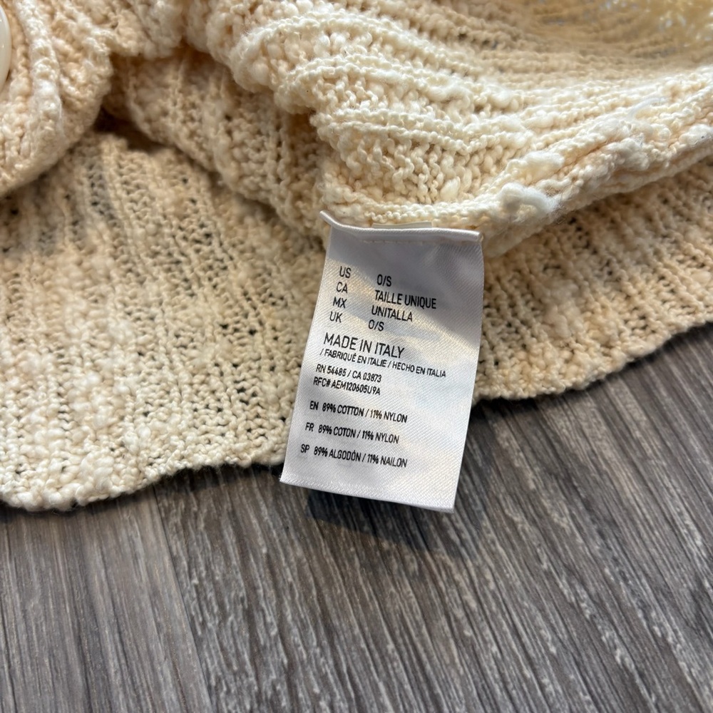 Don’t Ask Why by AEO Cottagecore Cream Knit Cardigan One Size OS - Picture 5 of 7